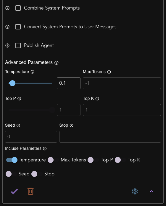 Advanced Options