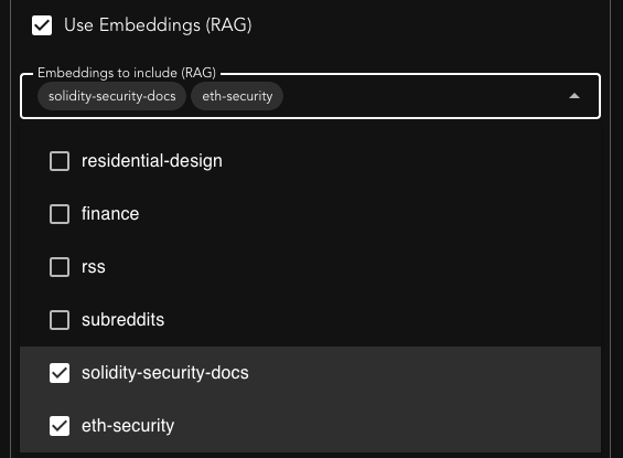 Embedding Collections (RAG)
